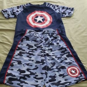 Marvel Captain America boys outfit